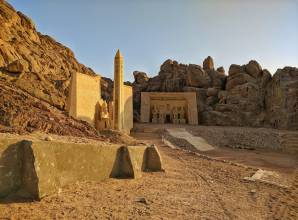 معبد أبو سمبل من أسوان بالطيران- صن بيراميدز
