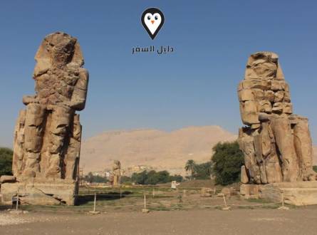 تمثالا ممنون بالأقصر &#8211; الحزن والبكاء على رحيل البطل ممنون