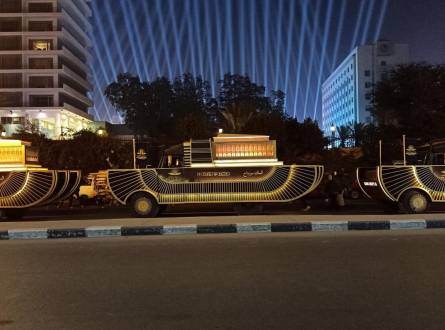 The Pharaohs golden parade